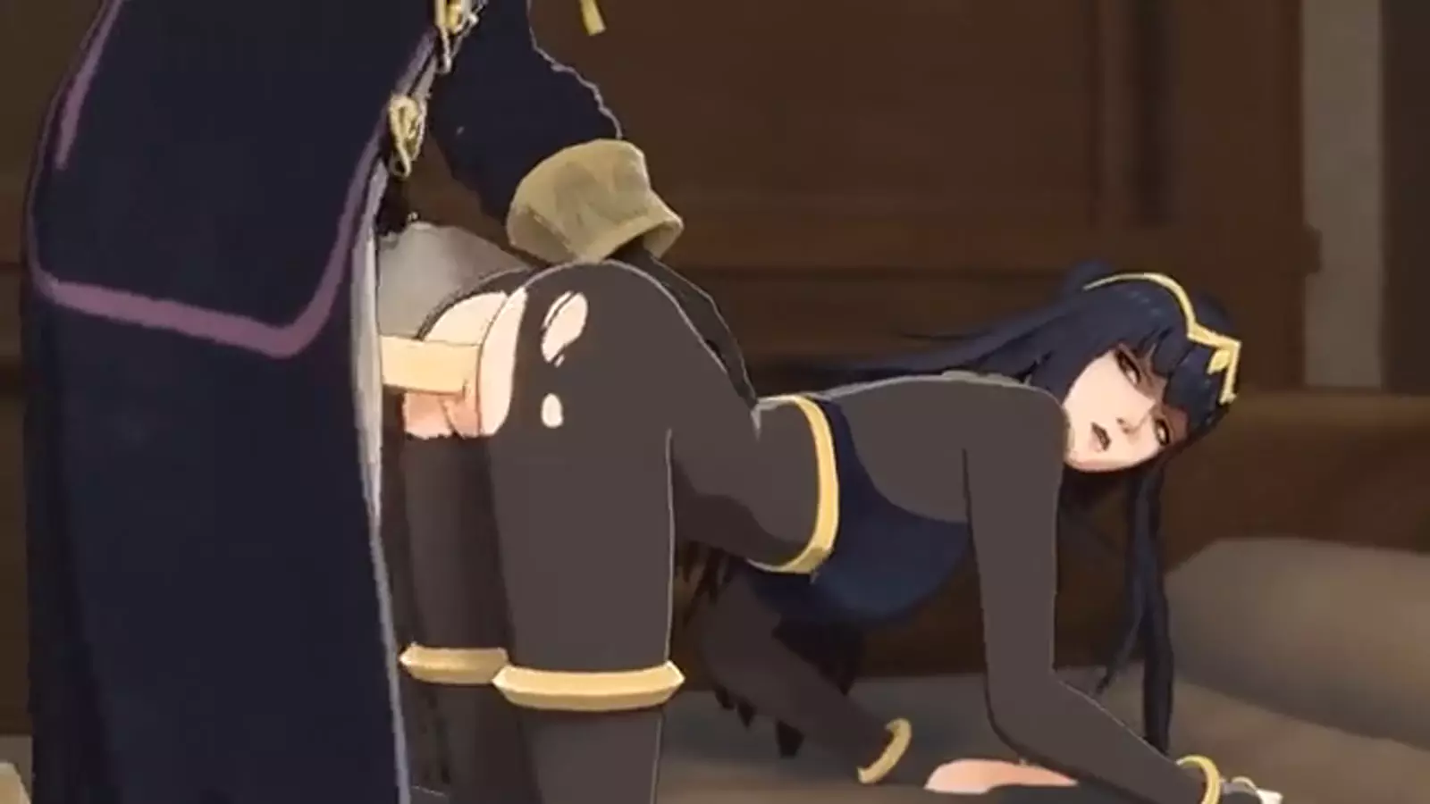 Two funny artaffe characters resembling siblings in aroused and suggestive position